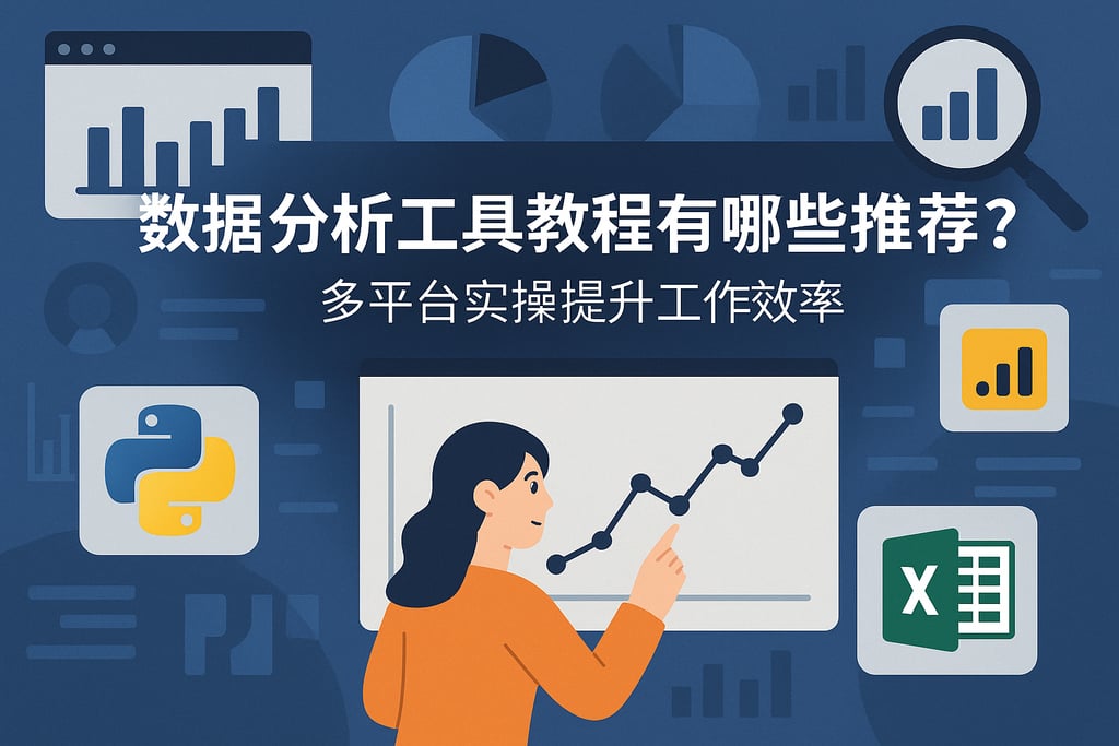 数据分析工具教程有哪些推荐？多平台实操提升工作效率