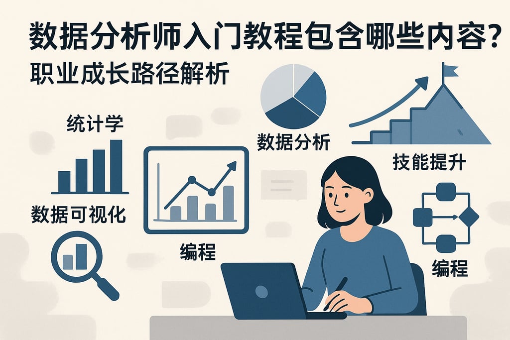 数据分析师入门教程包含哪些内容？职业成长路径解析