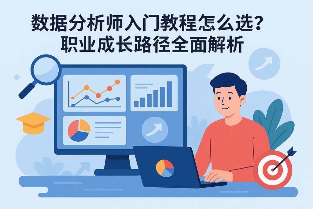 数据分析师入门教程怎么选？职业成长路径全面解析