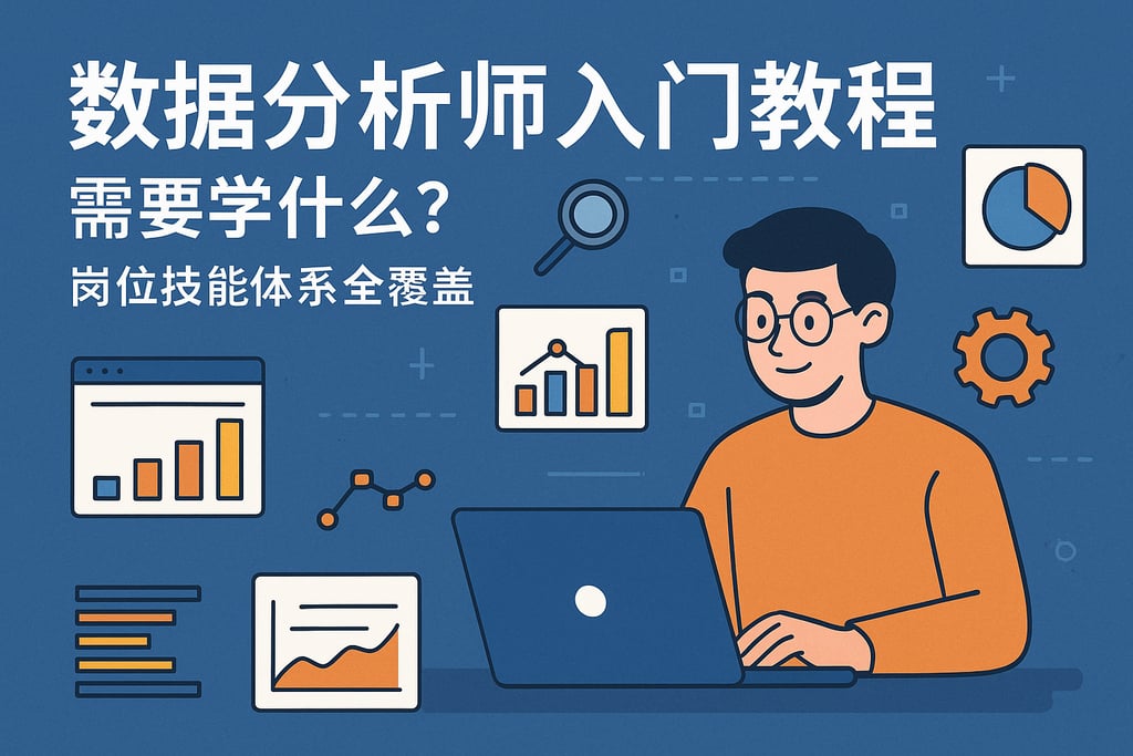 数据分析师入门教程需要学什么？岗位技能体系全覆盖