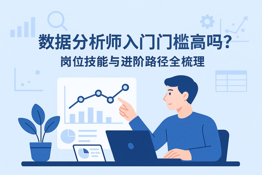 数据分析师入门门槛高吗？岗位技能与进阶路径全梳理