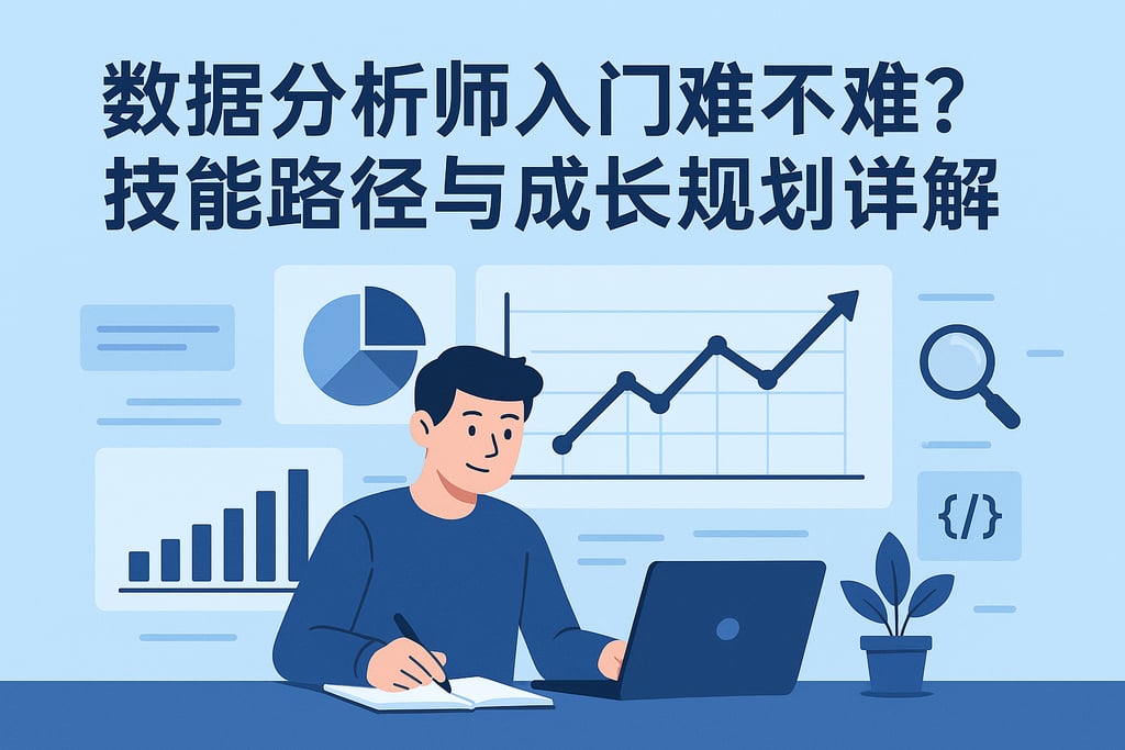 数据分析师入门难不难？技能路径与成长规划详解