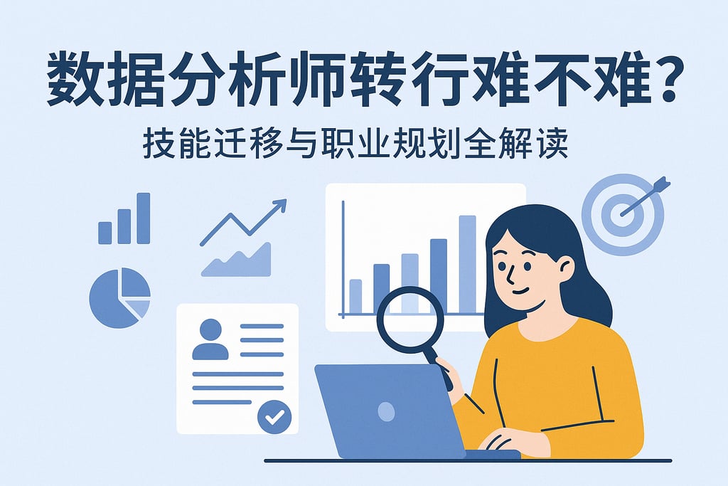 数据分析师转行难不难？技能迁移与职业规划全解读
