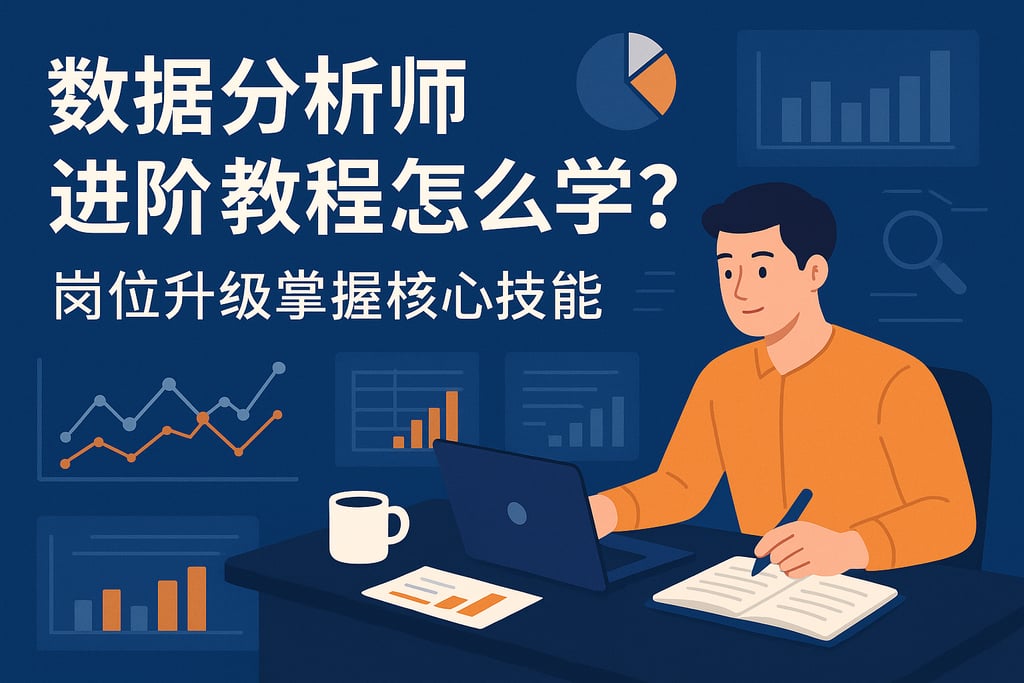数据分析师进阶教程怎么学？岗位升级掌握核心技能
