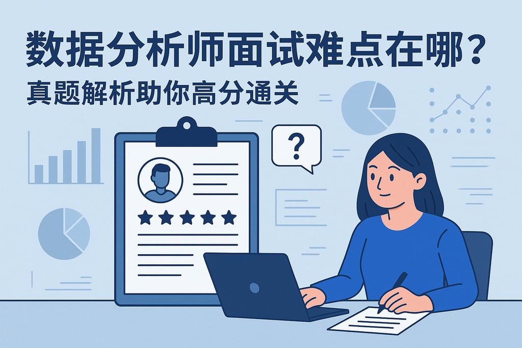 数据分析师面试难点在哪？真题解析助你高分通关