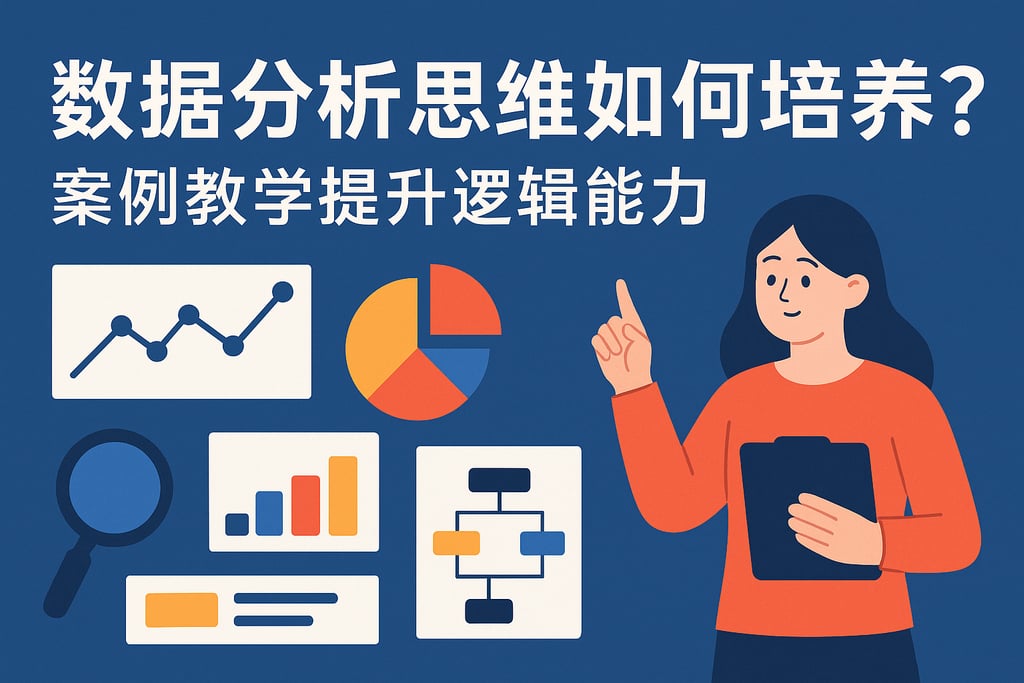 数据分析思维如何培养？案例教学提升逻辑能力