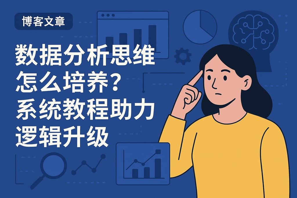数据分析思维怎么培养？系统教程助力逻辑升级
