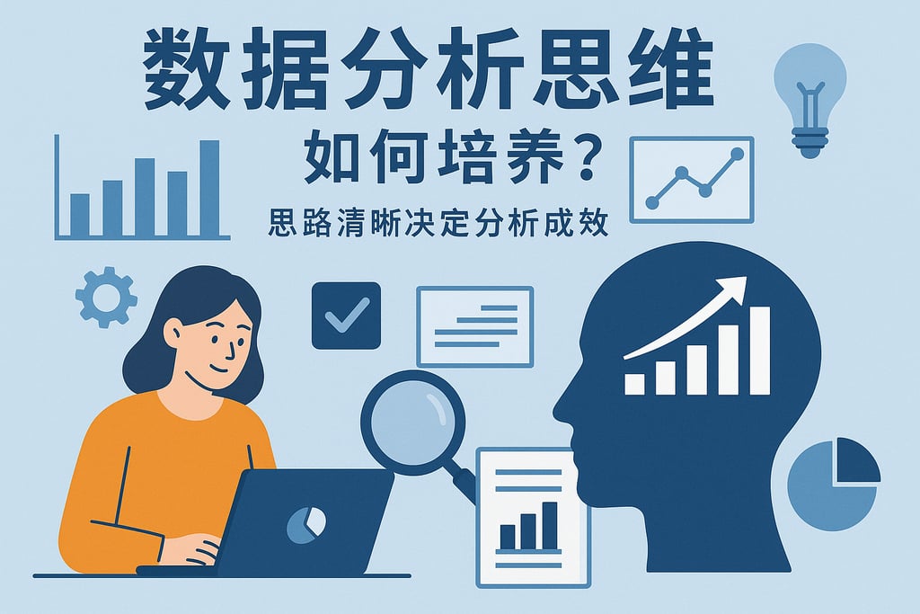 数据分析思维教程如何培养？思路清晰决定分析成效