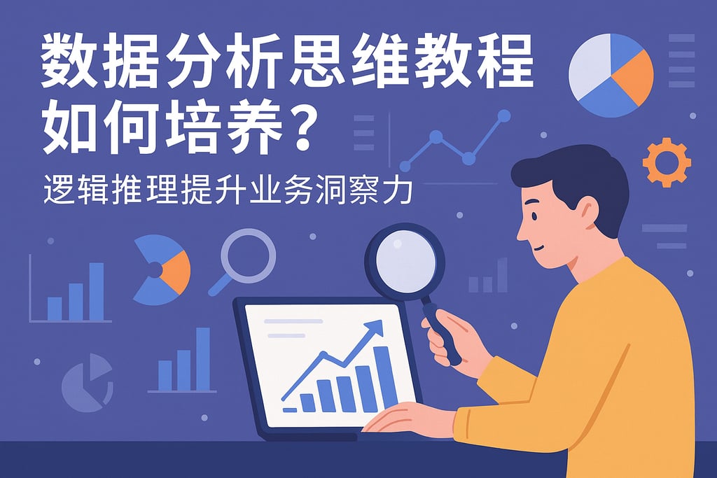 数据分析思维教程如何培养？逻辑推理提升业务洞察力