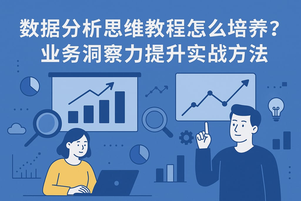 数据分析思维教程怎么培养？业务洞察力提升实战方法