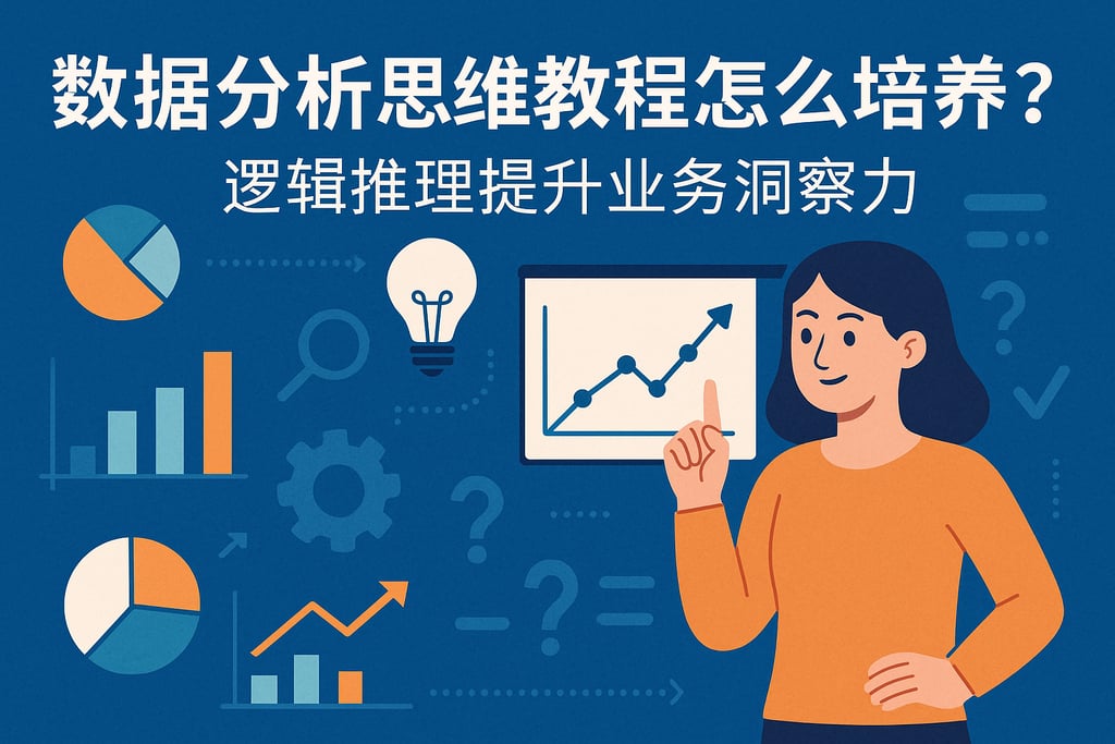 数据分析思维教程怎么培养？逻辑推理提升业务洞察力