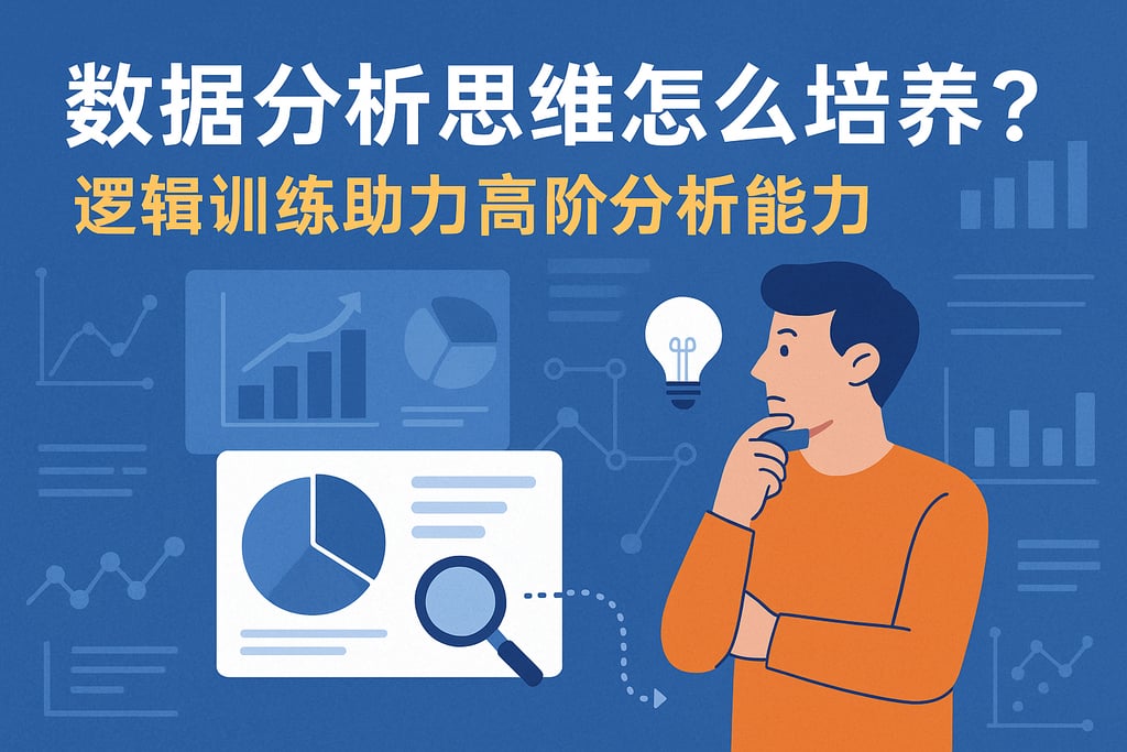 数据分析思维教程怎么培养？逻辑训练助力高阶分析能力