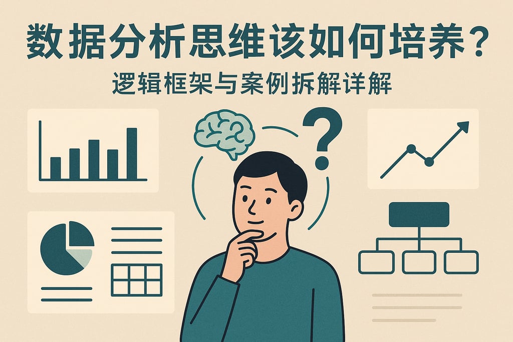 数据分析思维该如何培养？逻辑框架与案例拆解详解