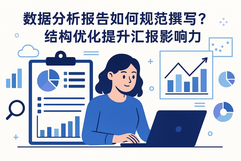 数据分析报告如何规范撰写？结构优化提升汇报影响力