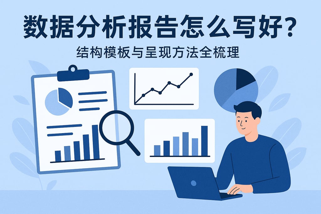 数据分析报告怎么写好？结构模板与呈现方法全梳理