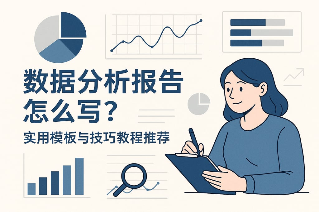 数据分析报告怎么写？实用模板与技巧教程推荐