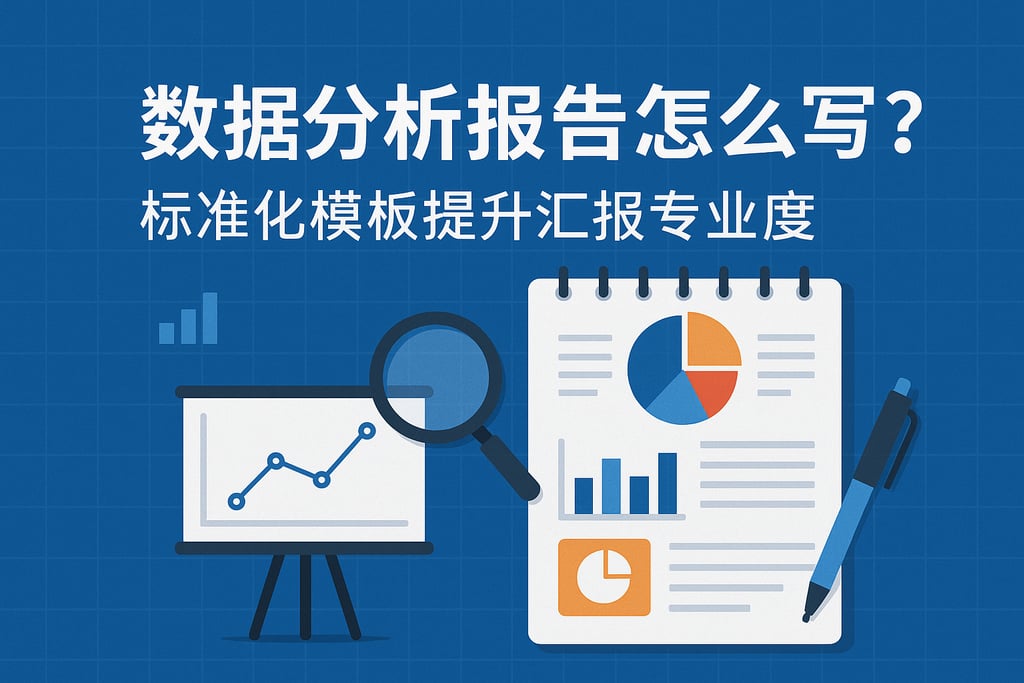 数据分析报告怎么写？标准化模板提升汇报专业度