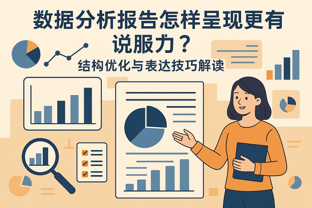 数据分析报告怎样呈现更有说服力？结构优化与表达技巧解读