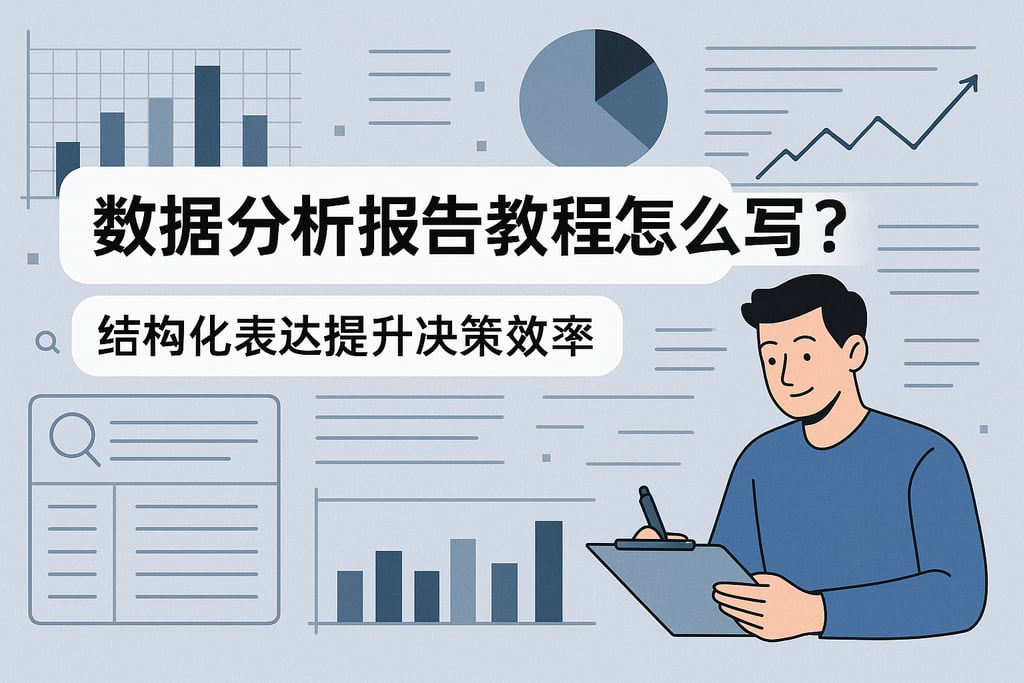 数据分析报告教程怎么写？结构化表达提升决策效率