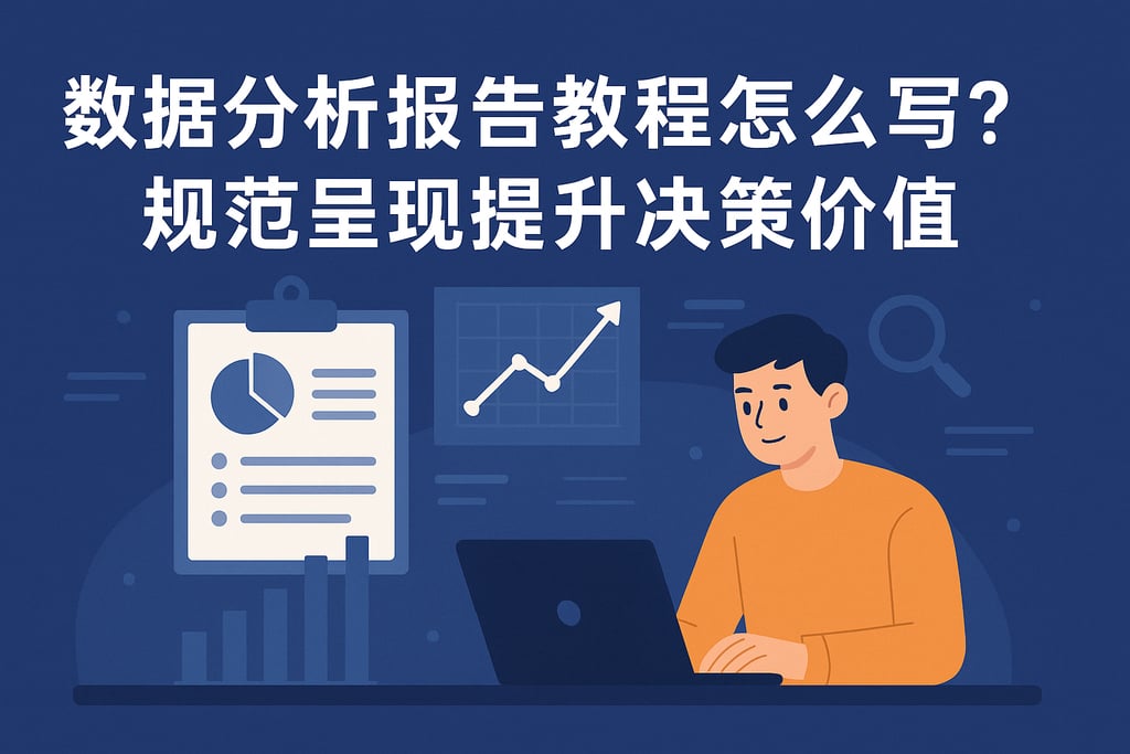 数据分析报告教程怎么写？规范呈现提升决策价值