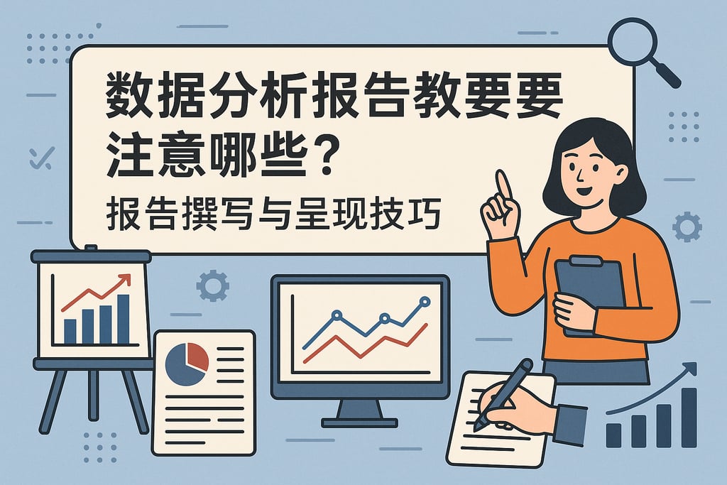 数据分析报告教程要注意哪些？报告撰写与呈现技巧