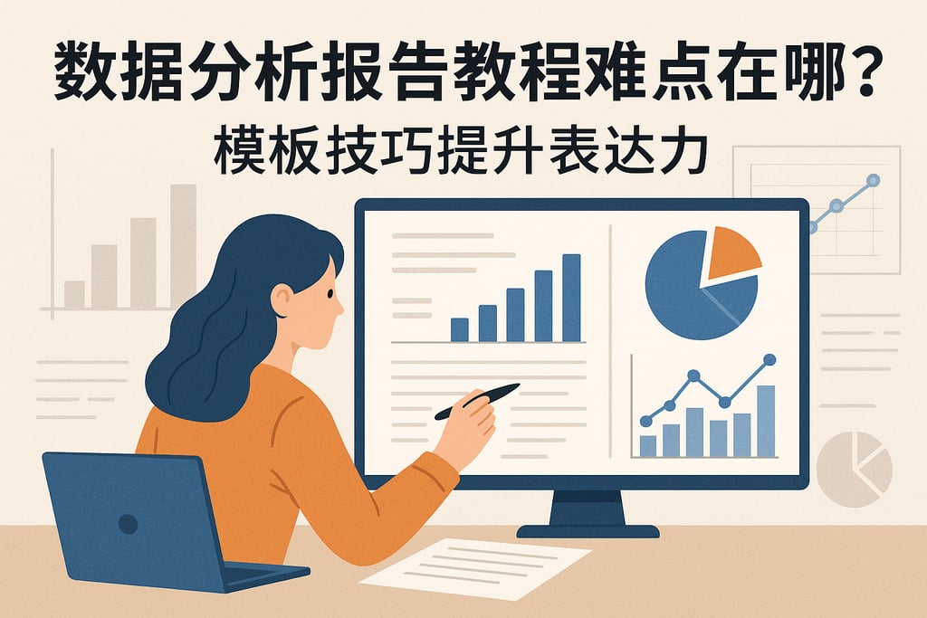 数据分析报告教程难点在哪？模板技巧提升表达力