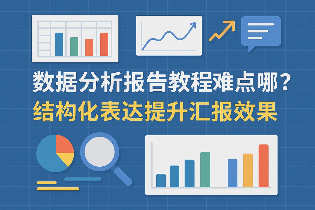 数据分析报告教程难点在哪？结构化表达提升汇报效果