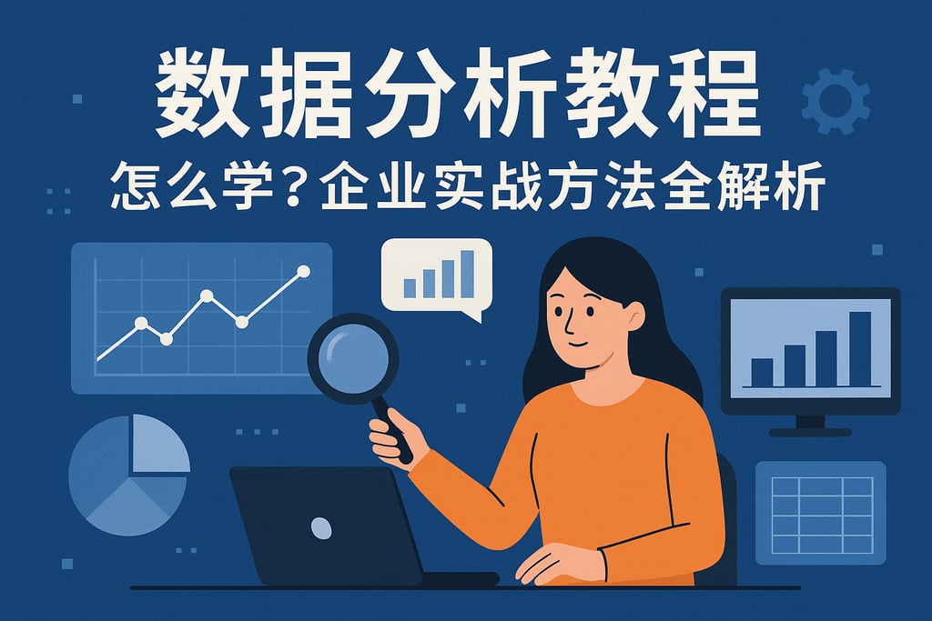 数据分析教程怎么学？企业实战方法全解析