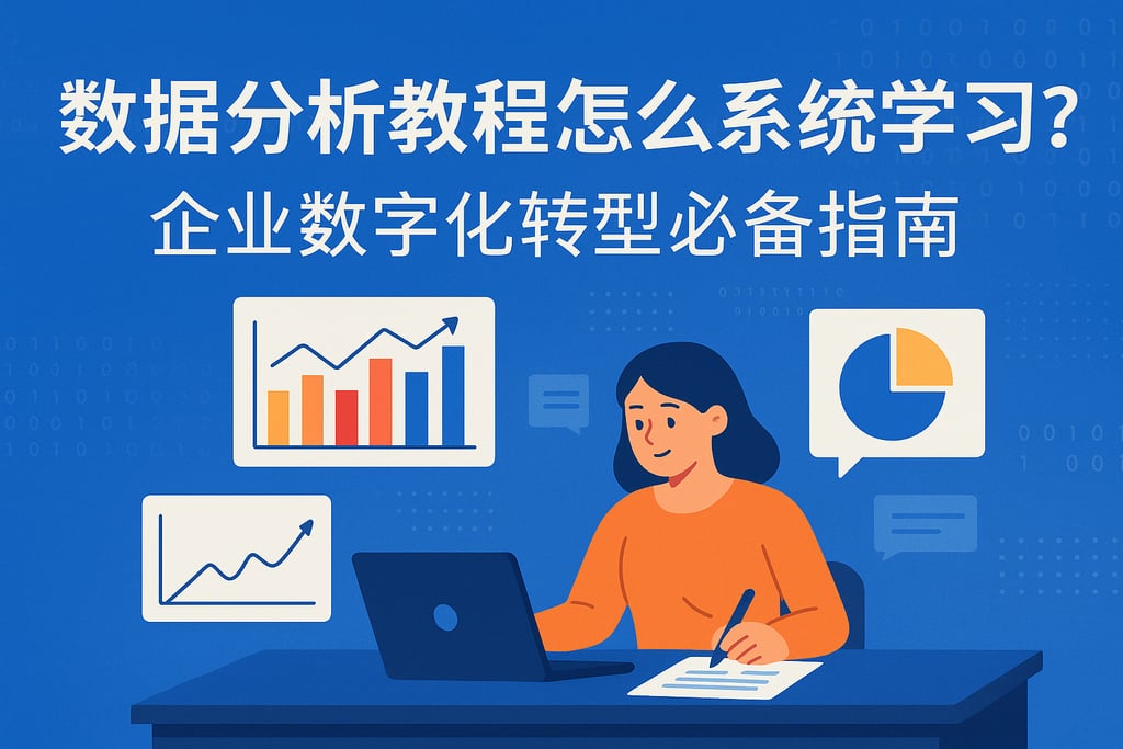 数据分析教程怎么系统学习？企业数字化转型必备指南