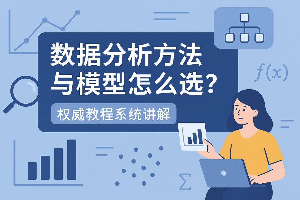数据分析方法与模型怎么选？权威教程系统讲解