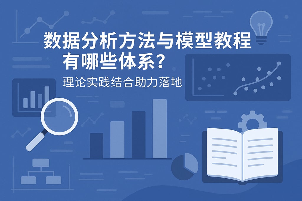 数据分析方法与模型教程有哪些体系？理论实践结合助力落地