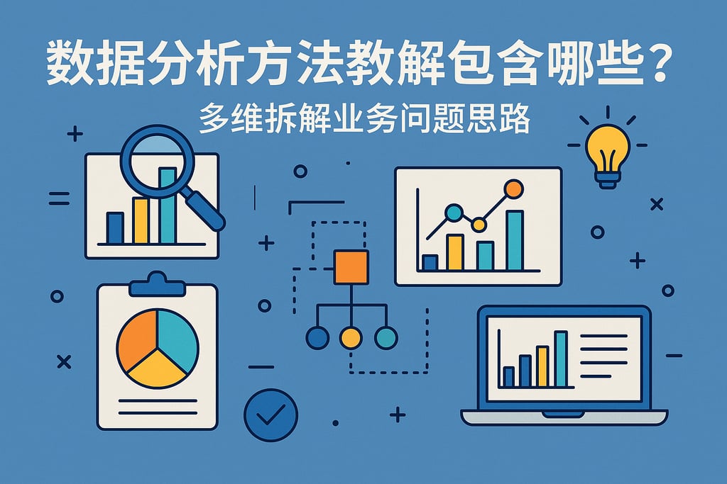 数据分析方法教程包含哪些？多维拆解业务问题思路