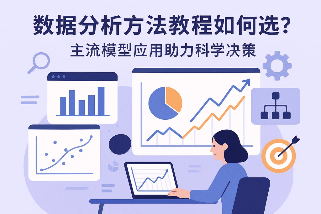 数据分析方法教程如何选？主流模型应用助力科学决策