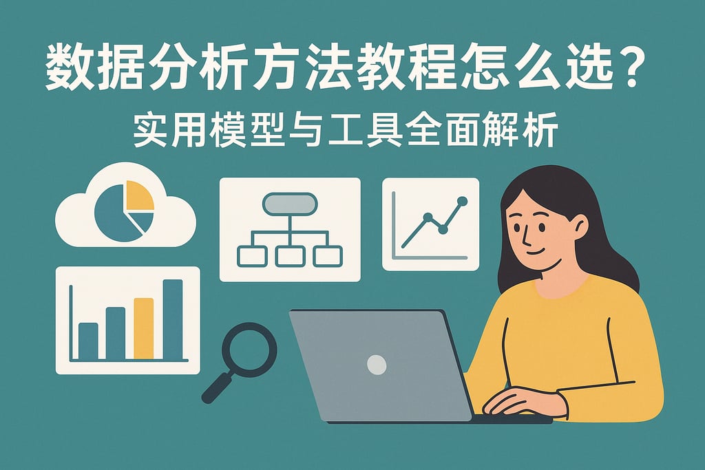 数据分析方法教程怎么选？实用模型与工具全面解析