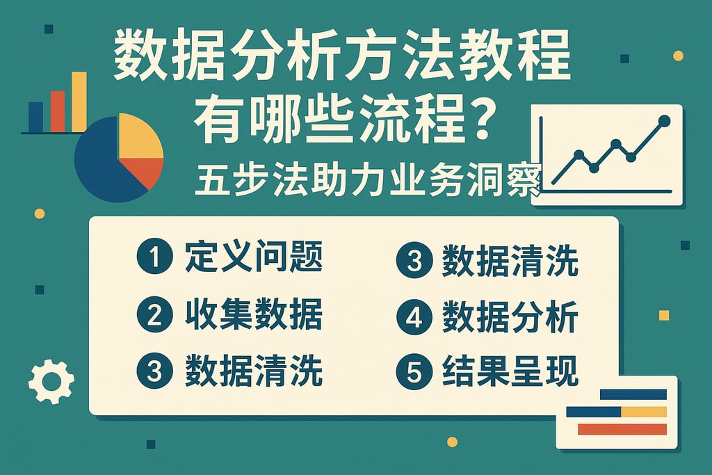 数据分析方法教程有哪些流程？五步法助力业务洞察