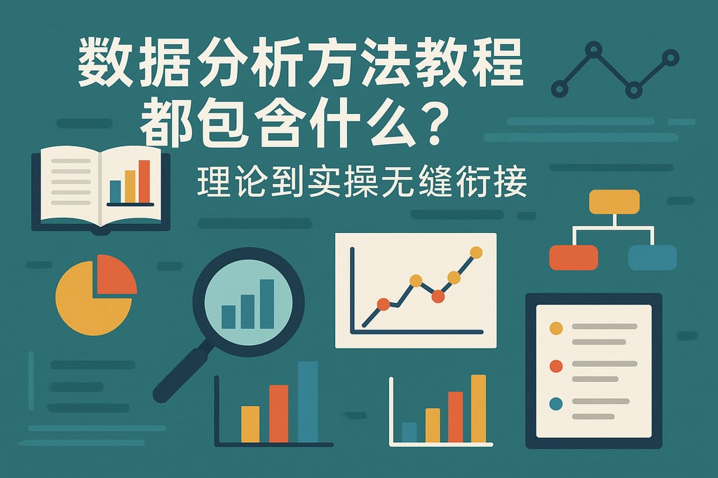 数据分析方法教程都包含什么？理论到实操无缝衔接