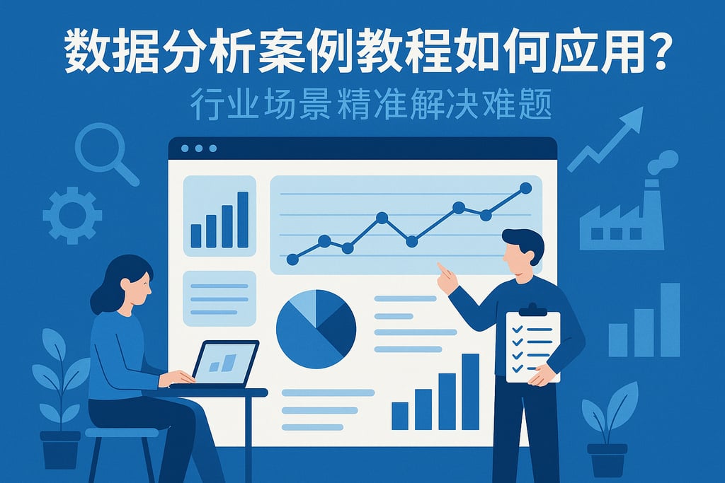 数据分析案例教程如何应用？行业场景精准解决难题