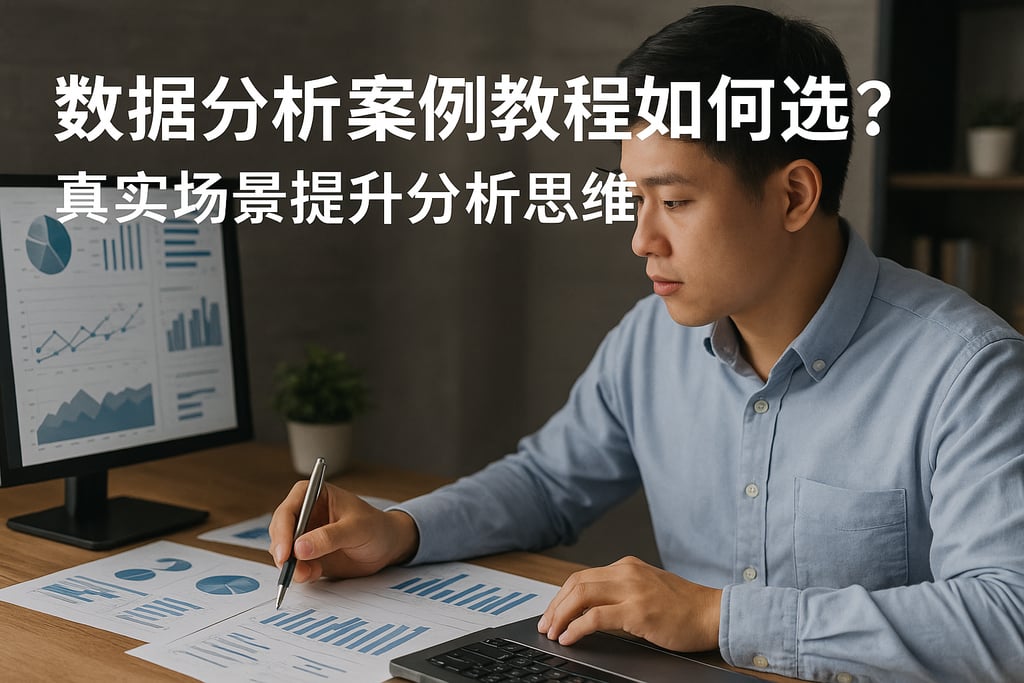 数据分析案例教程如何选？真实场景提升分析思维