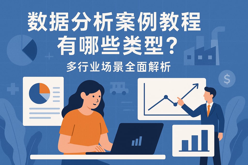 数据分析案例教程有哪些类型？多行业场景全面解析