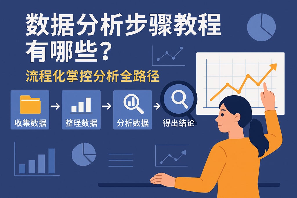 数据分析步骤教程有哪些？流程化掌控分析全路径