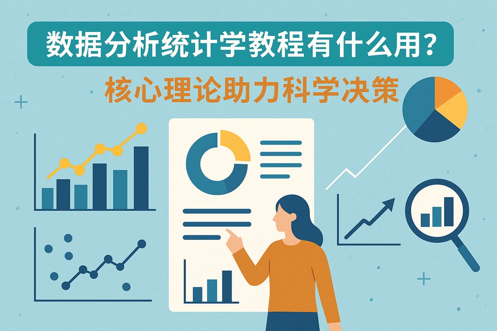 数据分析统计学教程有什么用？核心理论助力科学决策