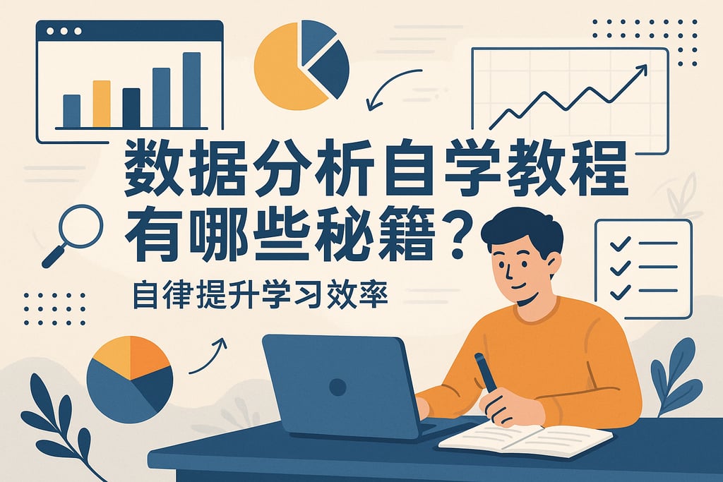 数据分析自学教程有哪些秘籍？自律提升学习效率