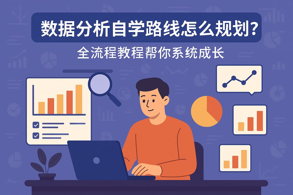 数据分析自学路线怎么规划？全流程教程帮你系统成长