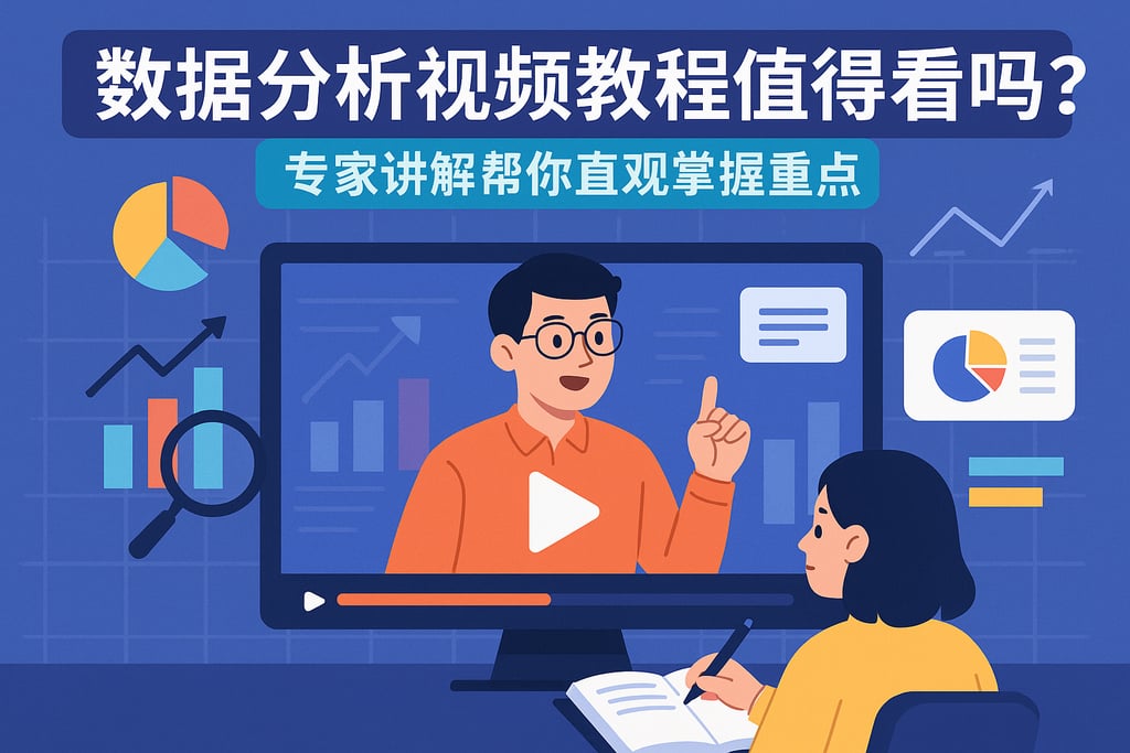 数据分析视频教程值得看吗？专家讲解帮你直观掌握重点