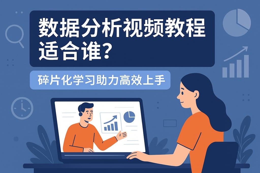 数据分析视频教程适合谁？碎片化学习助力高效上手
