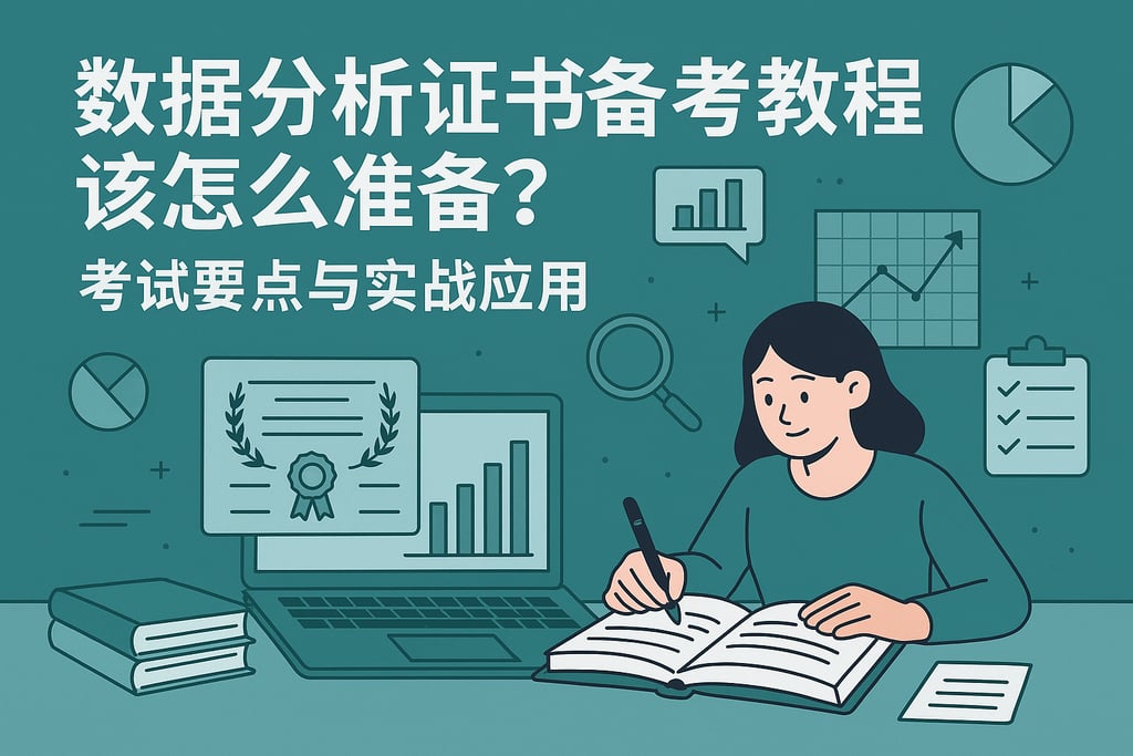 数据分析证书备考教程该怎么准备？考试要点与实战应用