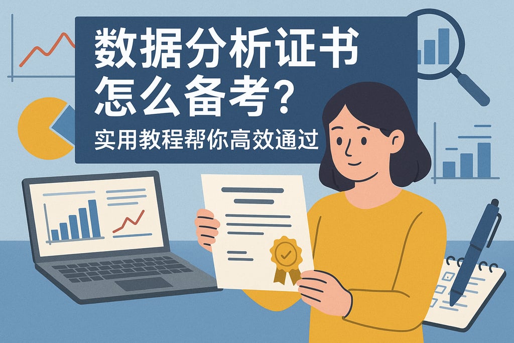 数据分析证书怎么备考？实用教程帮你高效通过