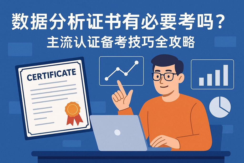 数据分析证书有必要考吗？主流认证备考技巧全攻略