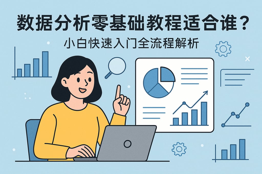 数据分析零基础教程适合谁？小白快速入门全流程解析