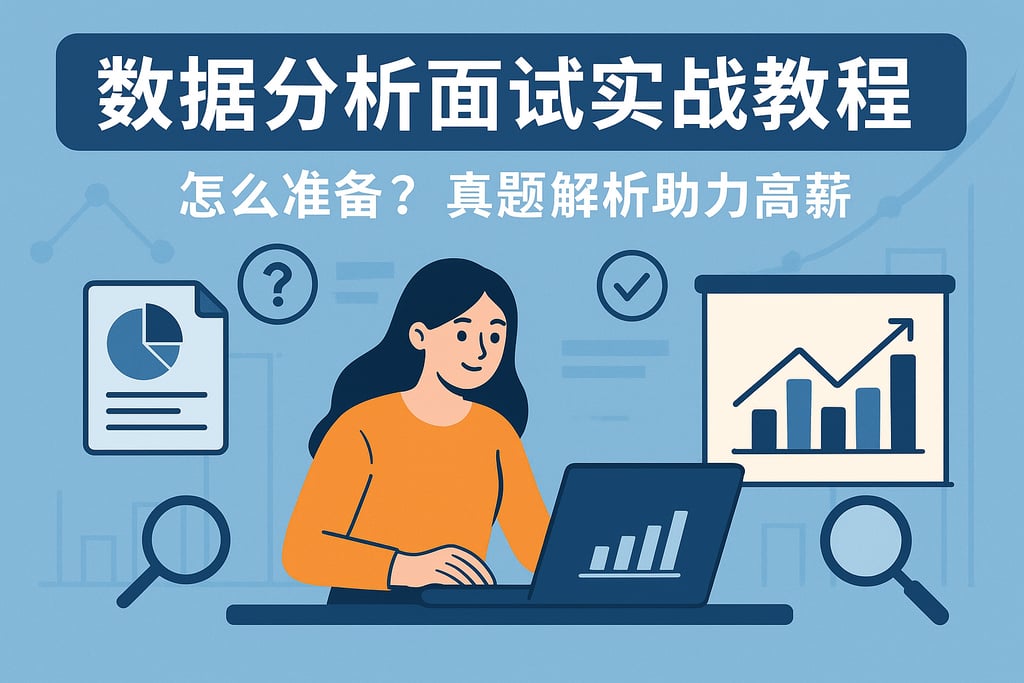 数据分析面试实战教程怎么准备？真题解析助力高薪